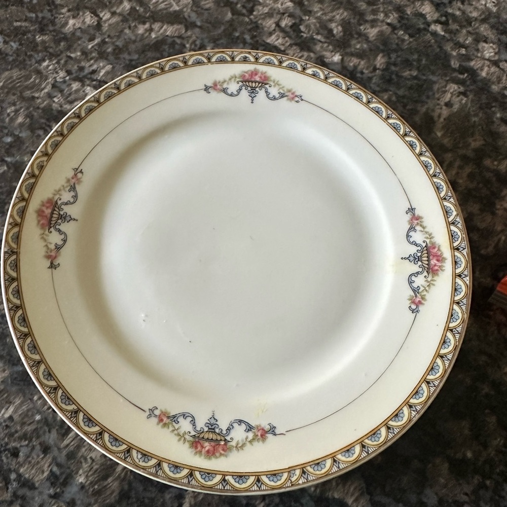 Noritake China Minerva pattern. 3 salad plates